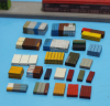 23 farbige Containerblöcke (1 Set) unbekannter Hersteller